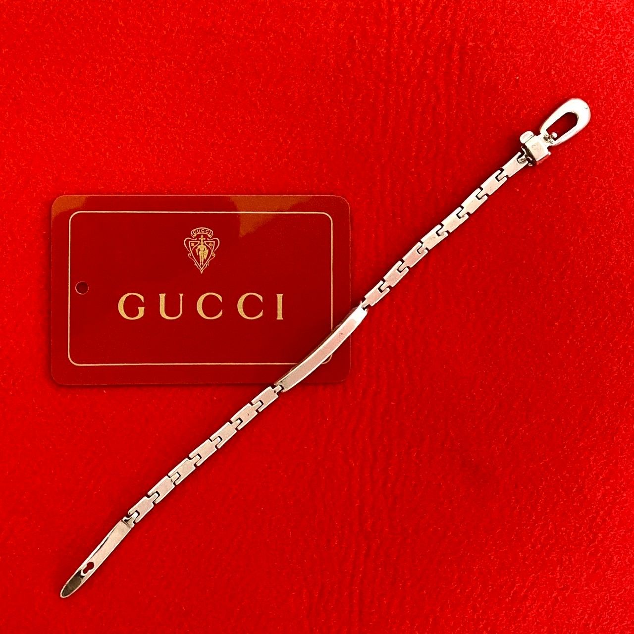 週末セール　美品✨️グッチ　GUCCI　ブレスレット　GG シルバ　925　0e GUCCI グッチ シルバー925 インフィニティノット ブレスレット