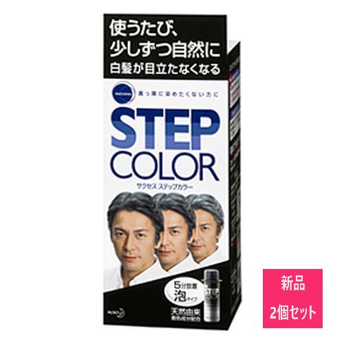 【新品 2個セット】花王 サクセス ステップカラー 110g