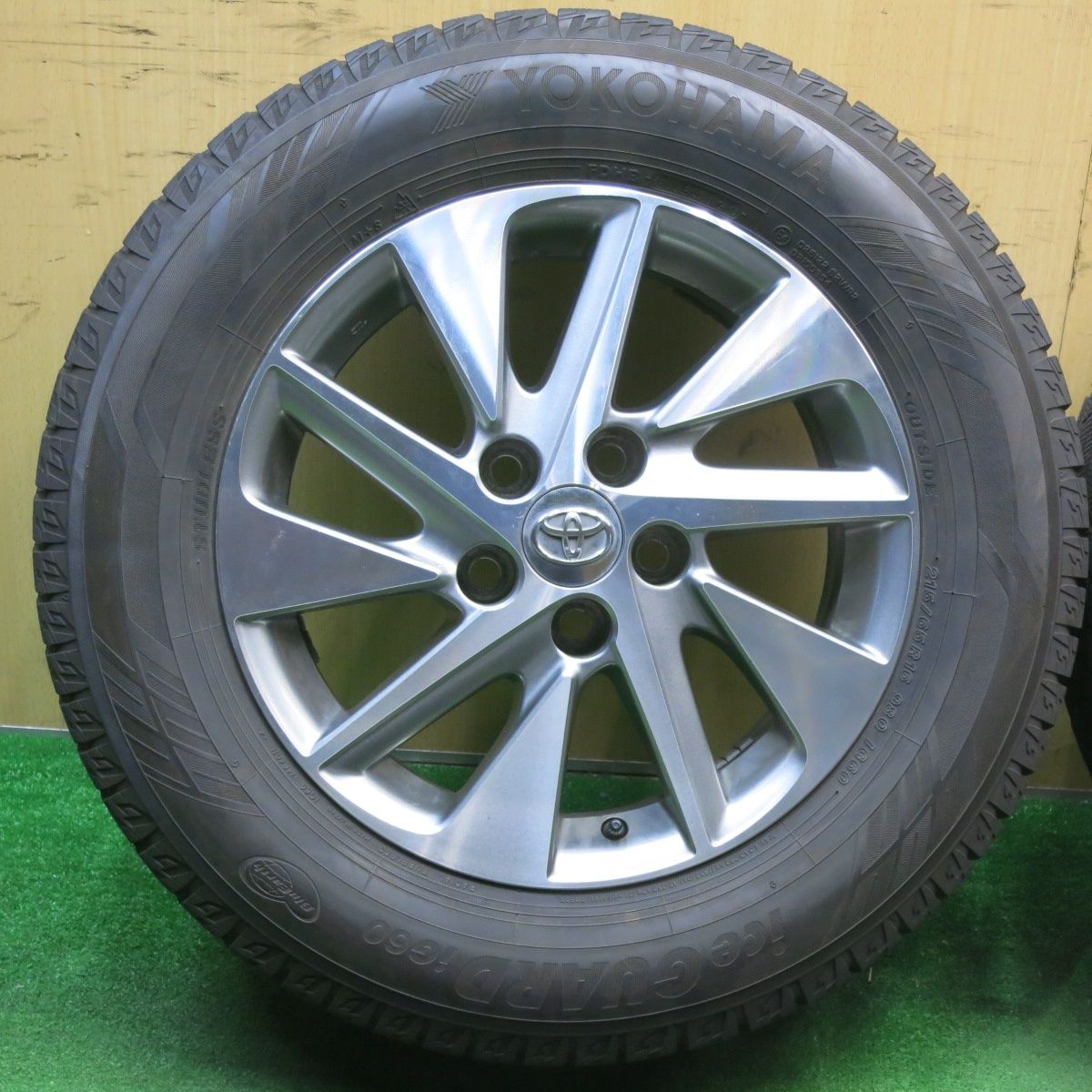 バリ溝 20系 アルファードヴェルファイア 純正 ホイール 215/65R16