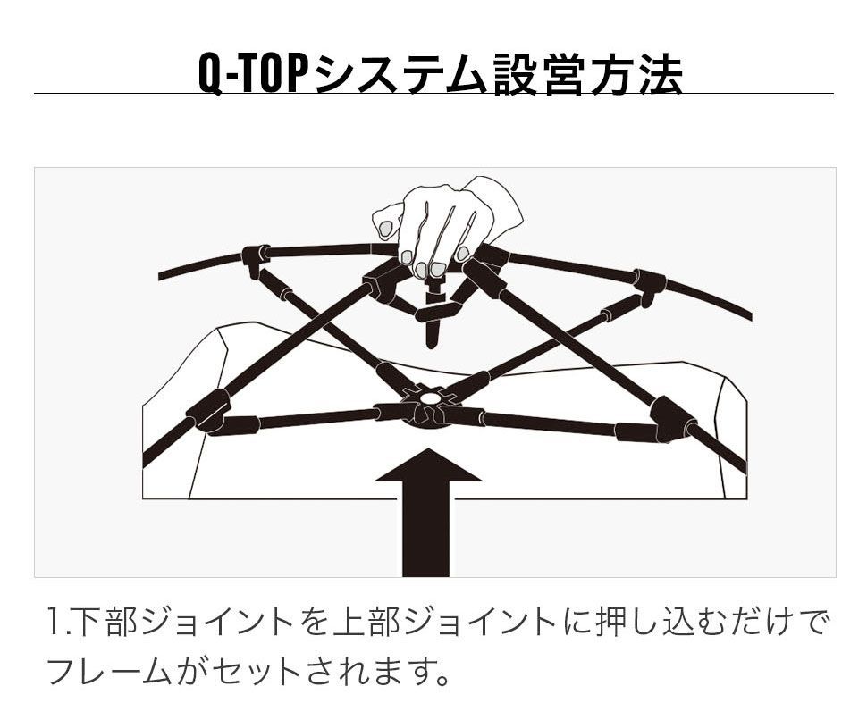 LOGOS ロゴス サンシェード Q-TOPフルシェード 200 71600503 グリーン