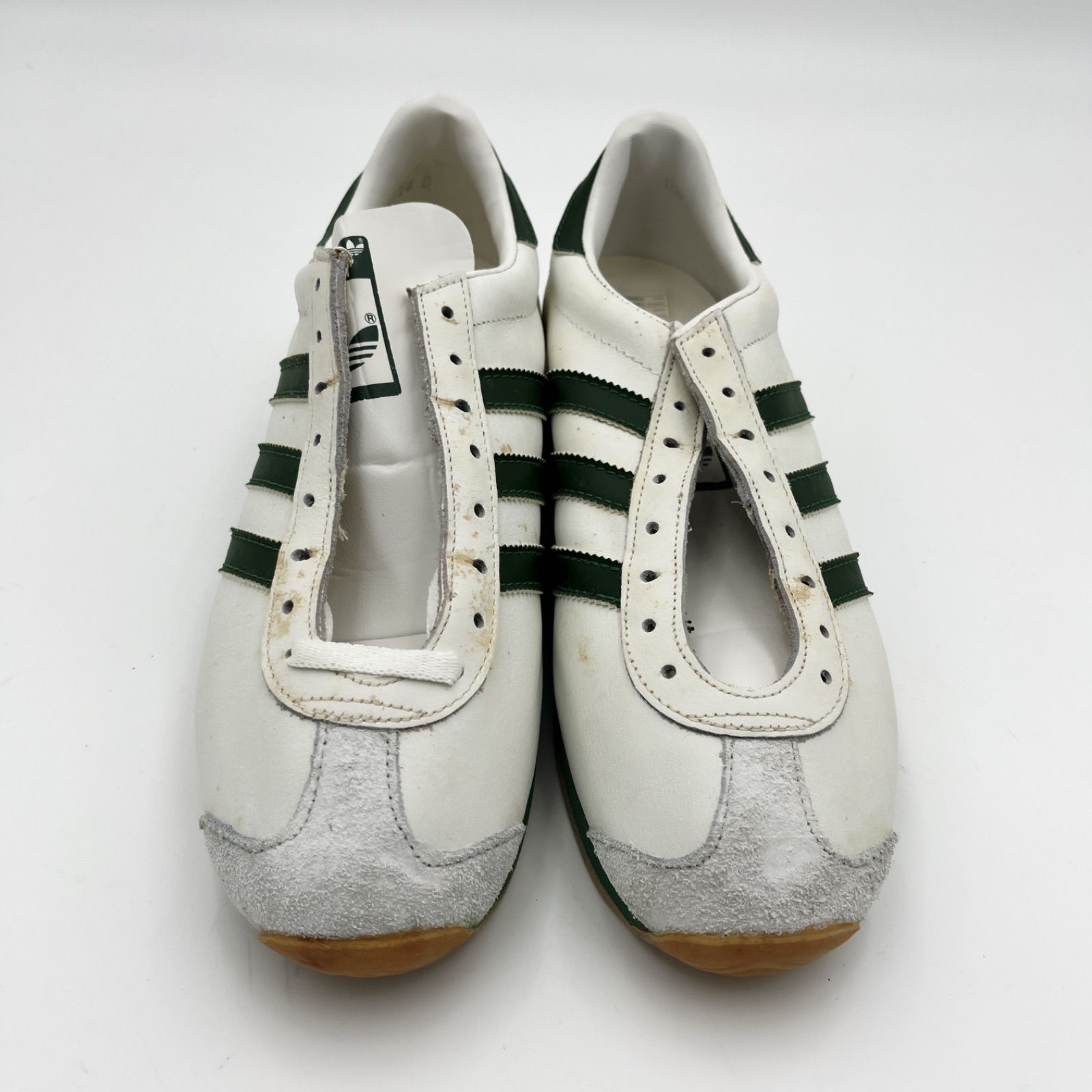 希少 レア 80s デッドストック 未使用 adidas アディダス country カントリー Made in France フランス製  AC1175 OLD オールド Vintage ヴィンテージ 箱あり 7 1/2 25.5-26cm相当 SM-1 - メルカリ