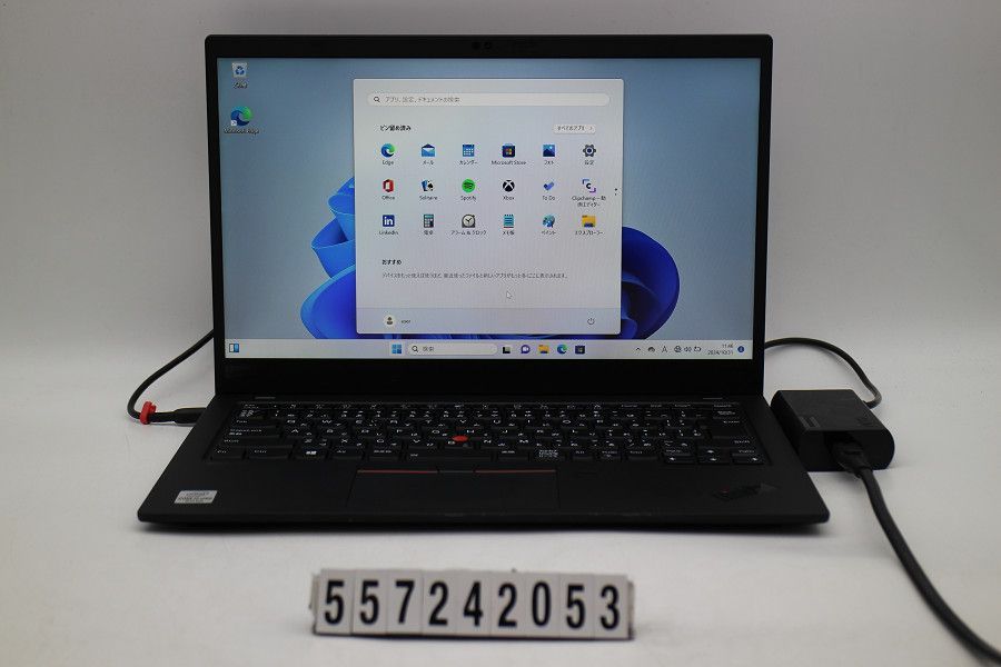 Lenovo ThinkPad X1 Carbon 8th Gen Core i5 10310U 1.7GHz/16GB/256GB(SSD)/14W/FHD(1920x1080) タッチパネル/Win11 【557242053】