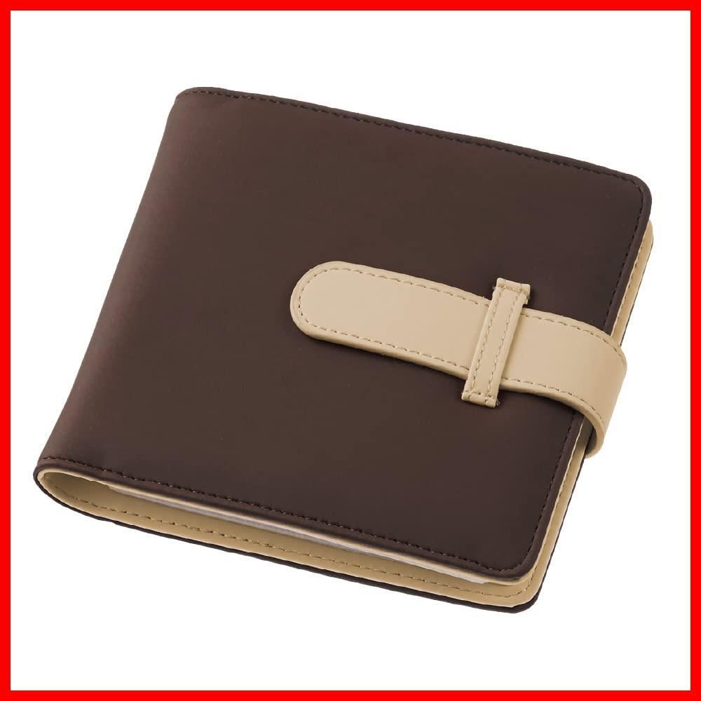 人気商品】24枚収納 CD DVD ブラウン BD ディスクケース