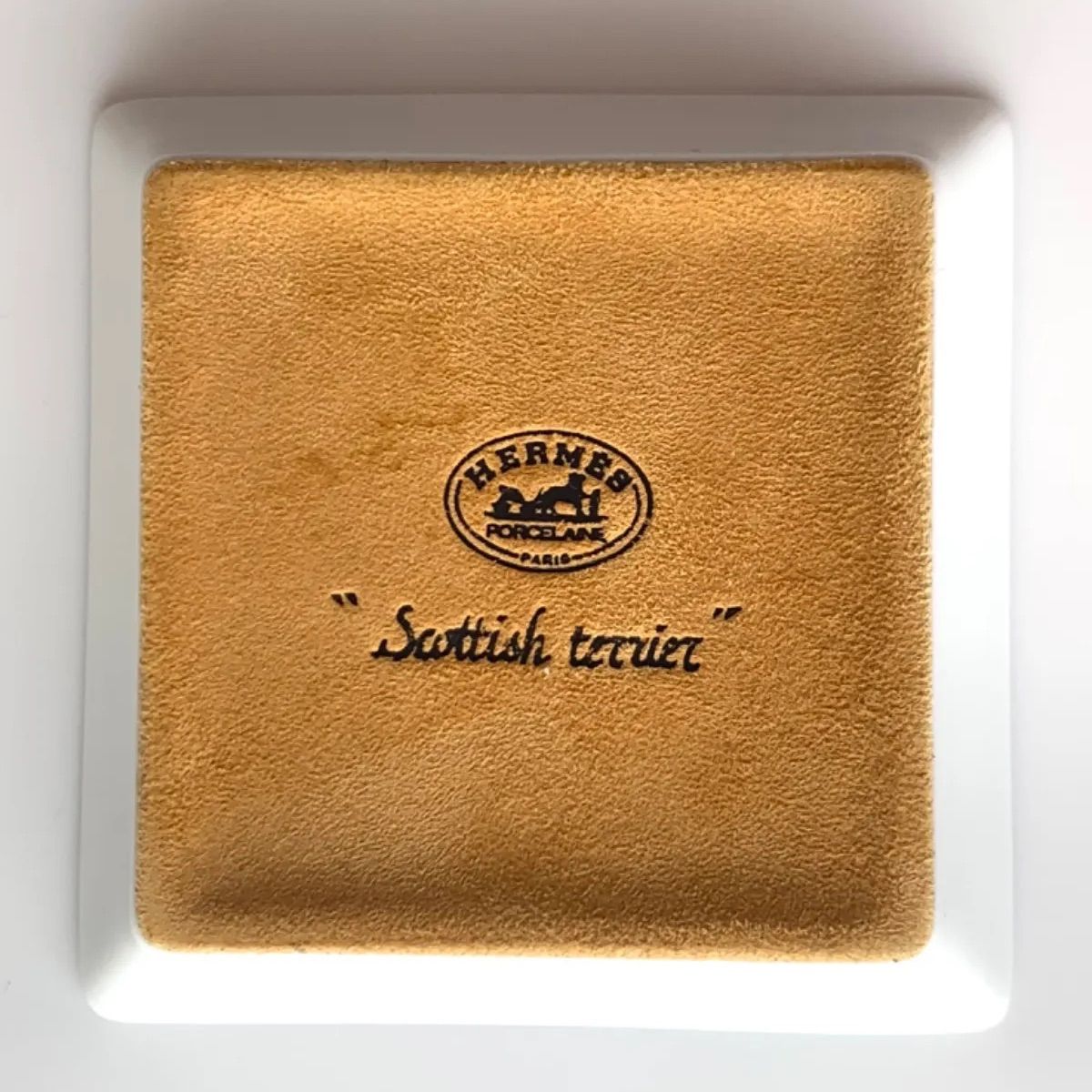 HERMES エルメス スコティッシュテリア 皿 食器 イエロー 本体のみ HERMES エルメス スコティッシュテリア 皿 食器 グリーン 本体