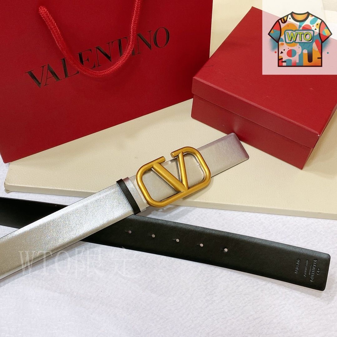 今日特価】VALENTINO GARAVANI VLOGO SIGNATURE レザーベルト
