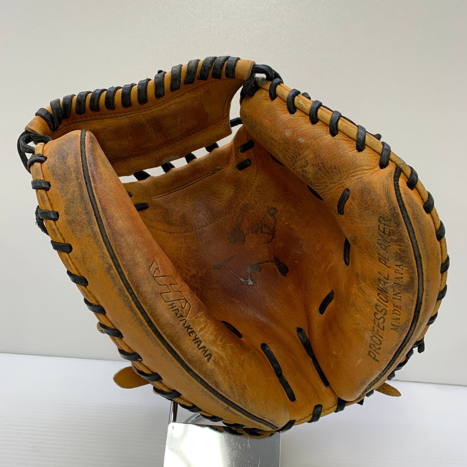 ハタケヤマ 一般 大人用 軟式 捕手 野球 グローブ キャッチャーミット 良品 ハタケヤマ 一般 大人用 軟式 捕手 野球 グローブ キャッチャー