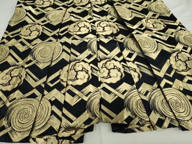 平和屋着物●男性 馬乗り袴 舞台衣装 雲文 金糸 DAAW5295ud