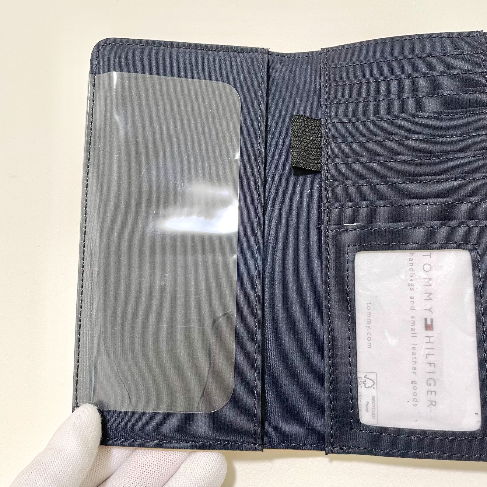 トミーヒルフィガー 長財布 ウォレット 三つ折り ロゴ レディース ベージュ トミーヒルフィガー 長財布 ウォレット 三つ折り ロゴ