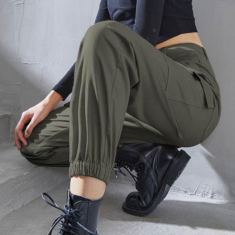 カーゴパンツ ダンス衣装 ダンスウェア 長ズボン ヒップホップ 長ズボン ダンス パンツ ロングパンツ ジョガーパンツ ストリート ボトムス カジュアルパンツ スポーツ レディース dkhsh592119