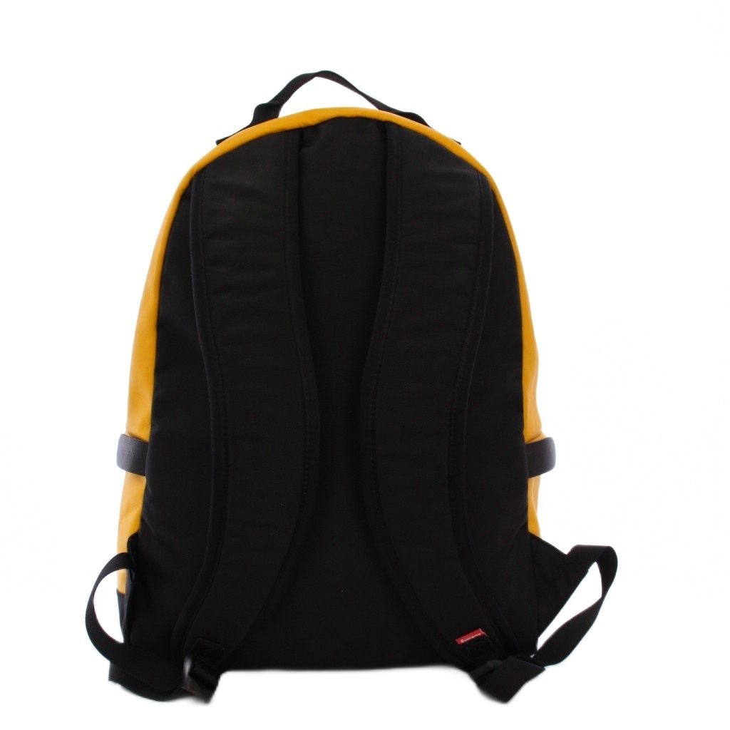 速い船積できます! シュプリーム SUPREME ノースフェイス THE NORTH FACE 17AW Leather Day Pack レザーデイパック リュックサック バッグ 黄色 NF0A3G73 KH 施された