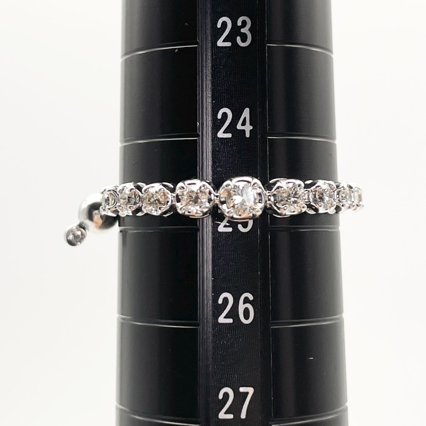 18金WG×ダイヤモンドリング リング K18WG ダイヤモンド 0.40ct