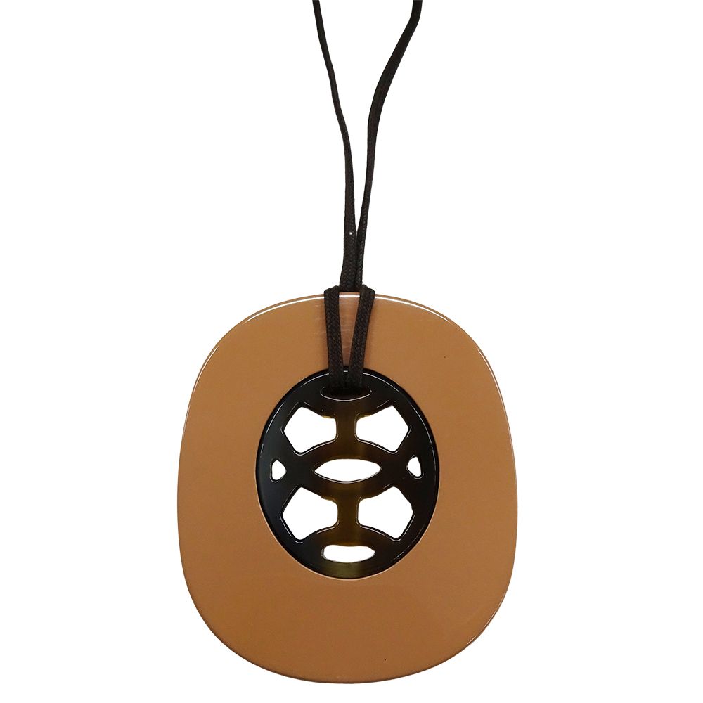 エルメス HERMES ネックレス リフトGM バッファローホーン レディース