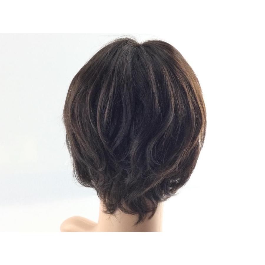 ヘアウィッグ 坂巻哲也プロデュース 人毛MIX フェミニンカール