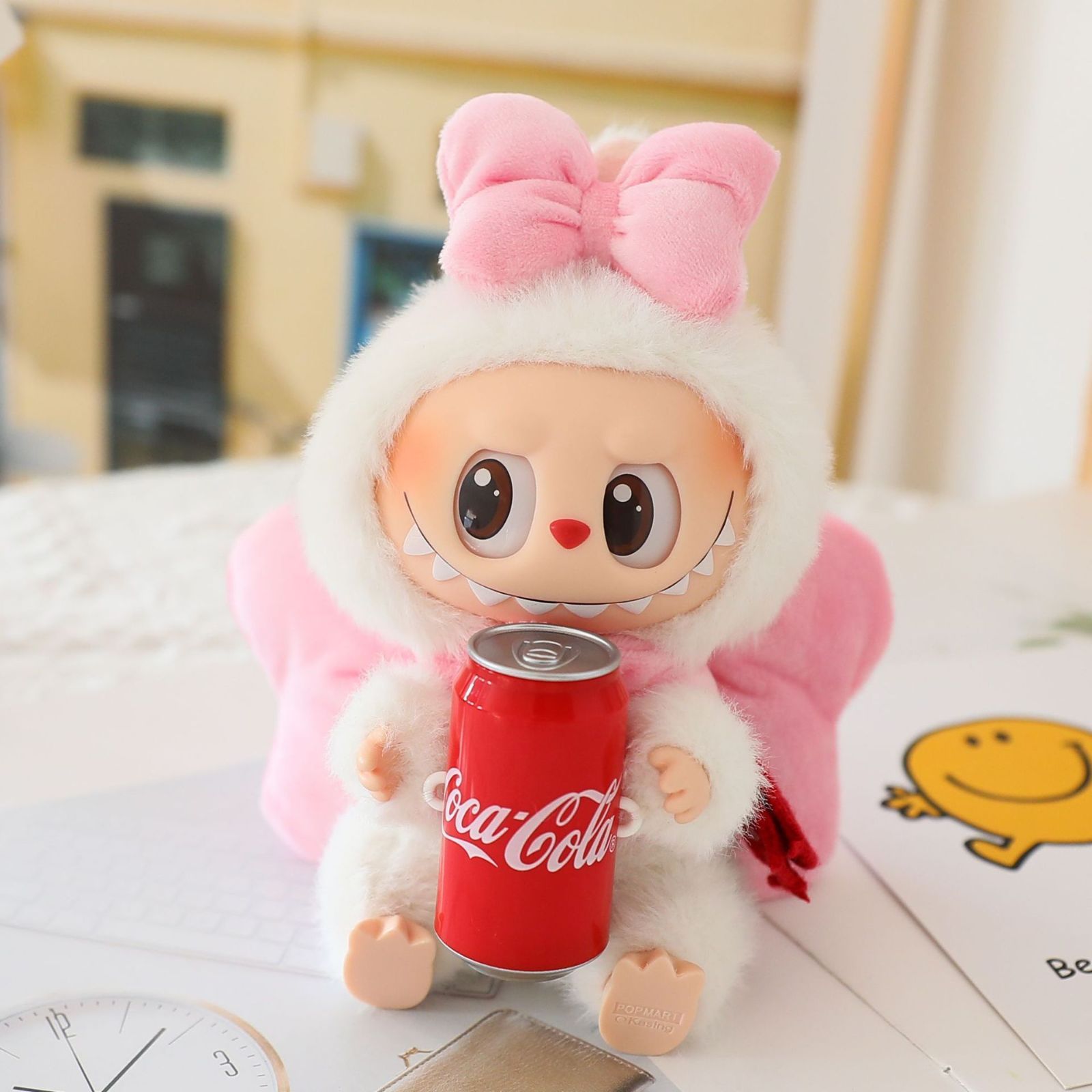 THE MONSTERSラブブぬいぐるみDADAピンク色HaveASeatV.2
