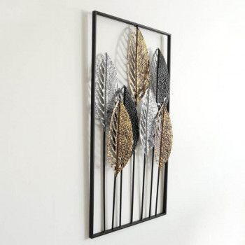 インテリア雑貨 壁飾り ウォールアート 3カラーリーフ 2201TSF003