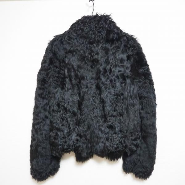wnc セオリーリュクス theory luxe コート 38 黒 アルパカファー
