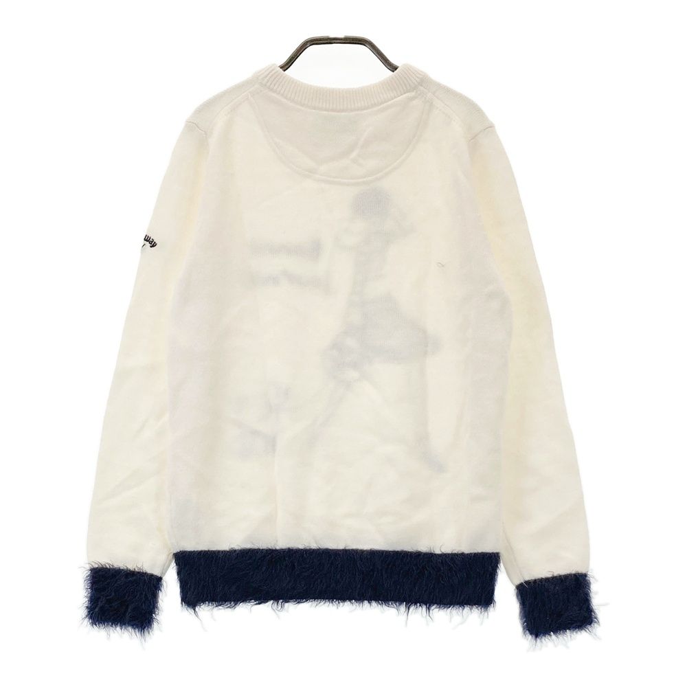 新品　Callaway ホワイト セーター L Callaway ホワイト セーター Lサイズ Callaway ホワイト のぞましい