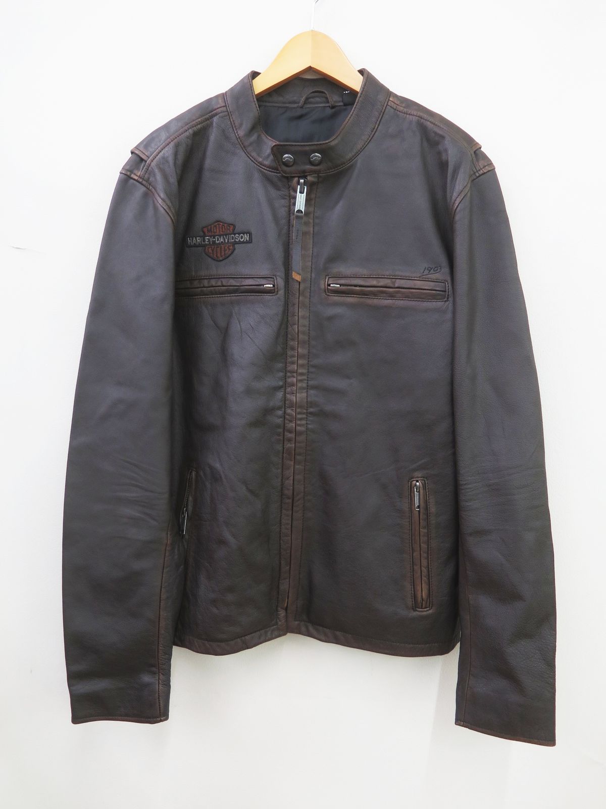 【最終値下げ】ハーレーダビッドソン レザージャケットM 97015-20VM HARLEY DAVIDSON ハーレーダビッドソン 97015-20VM カウハイド