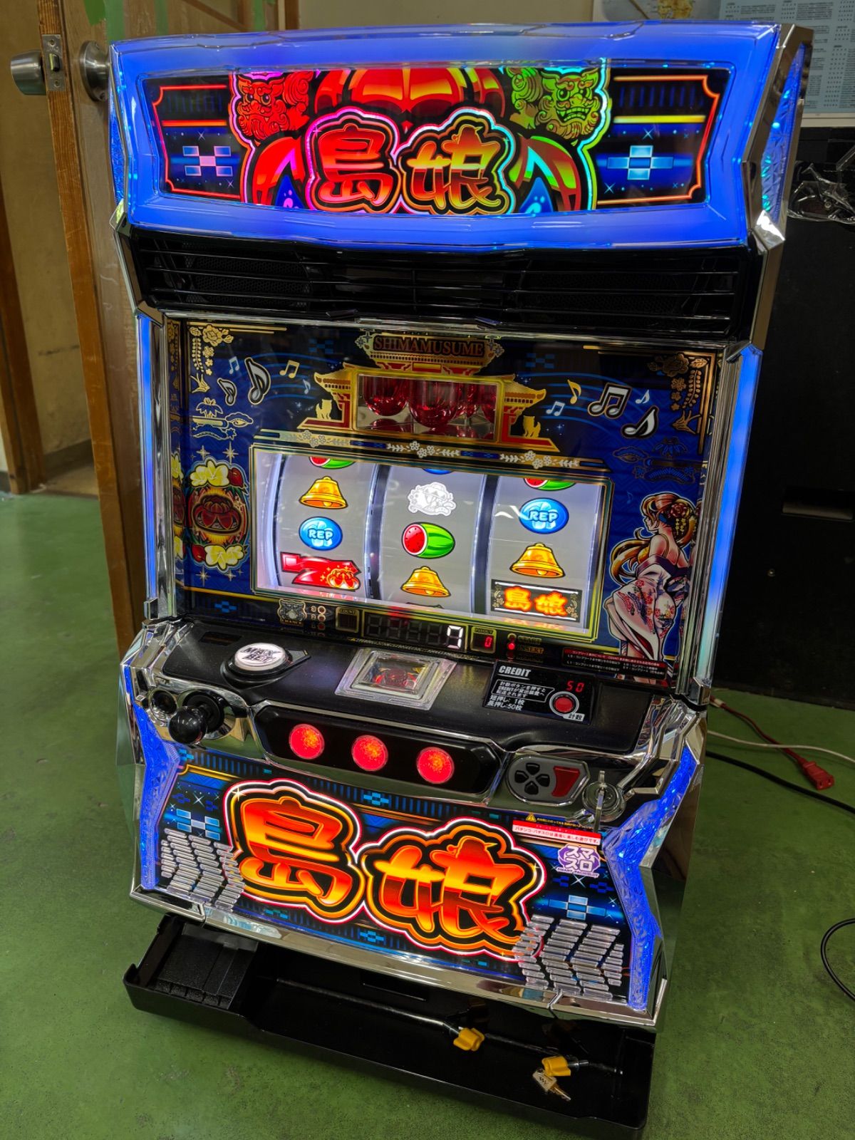 実機 税込 オリンピア Ｌ島娘Ｌ２◆スマスロユニット バイブON|OFFスイッチ取付け済◆