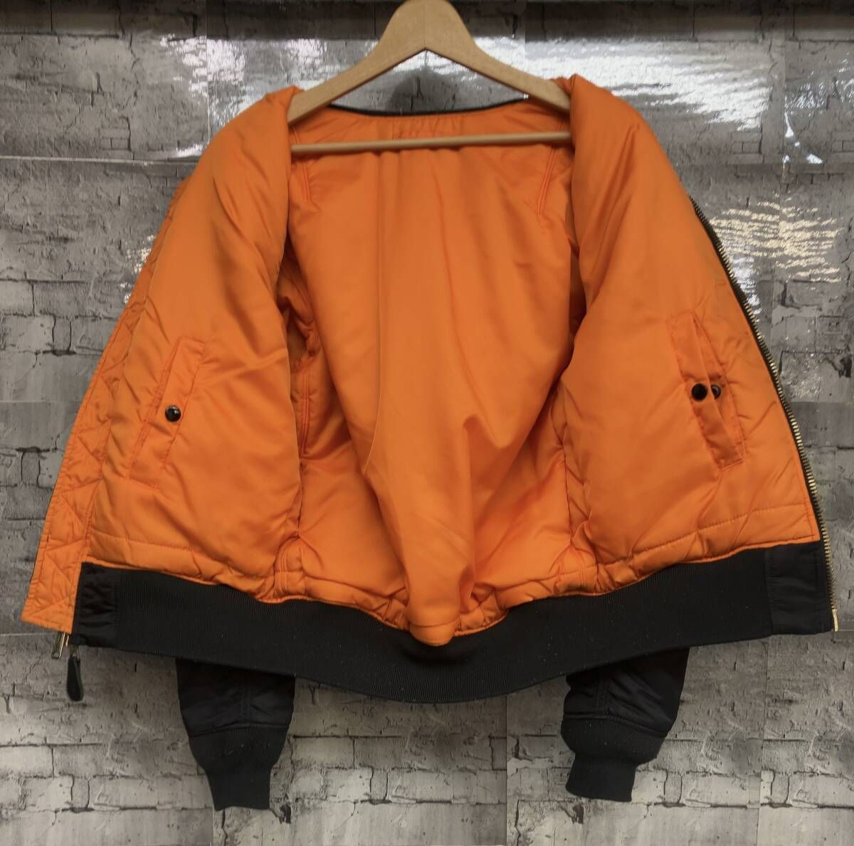 ALPHA アルファ フライトジャケット USA製 MA-1 MIL-J-82790J サイズS