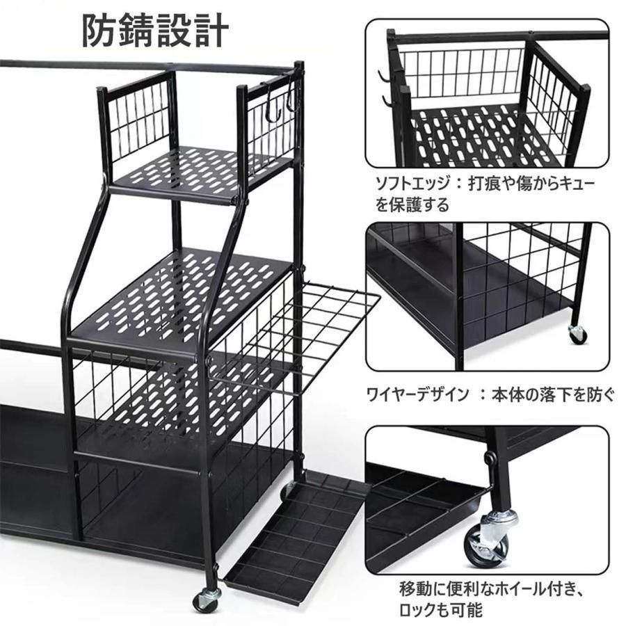 ゴルフバッグ 収納ラック