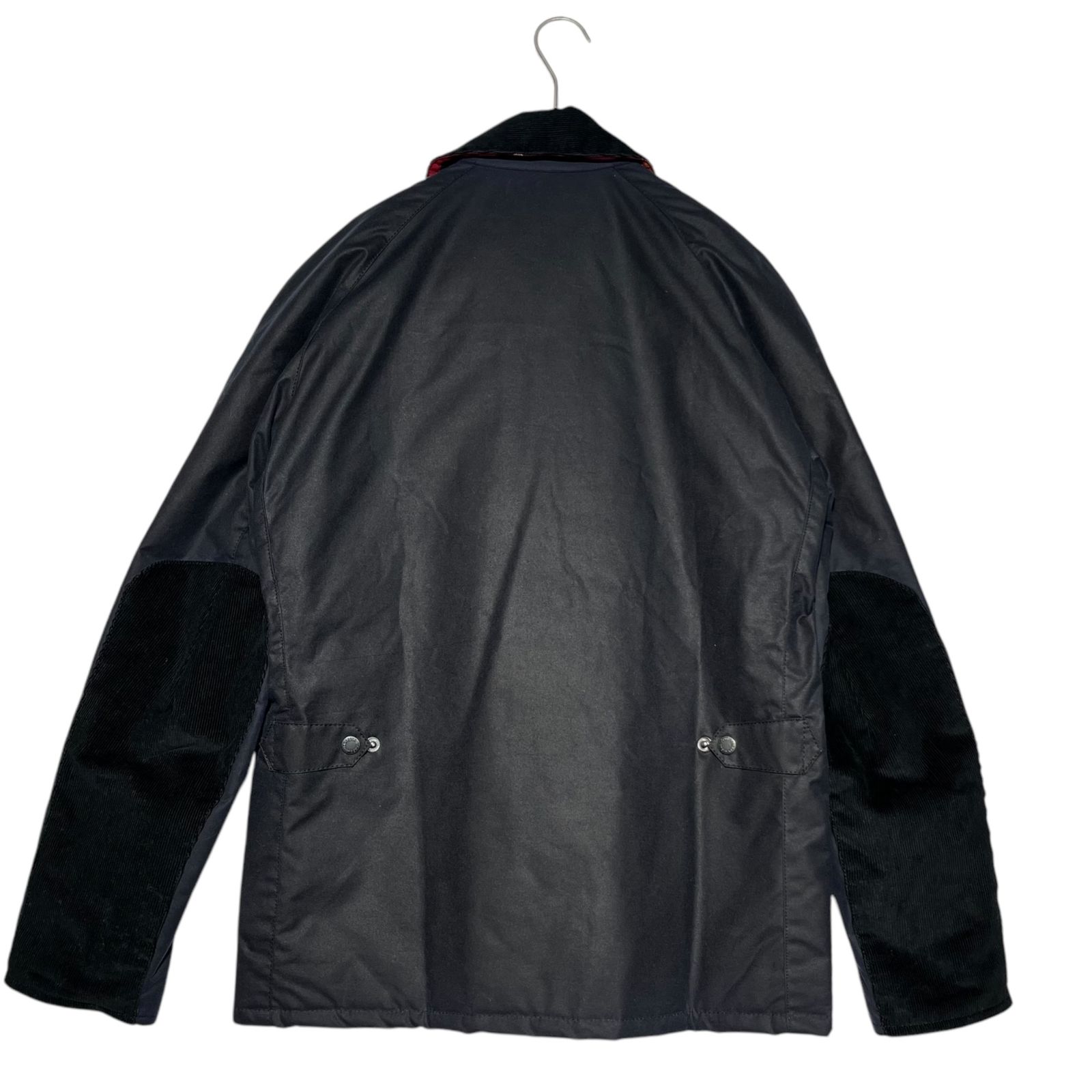 Barbour バブアー BELSAY WAX 中綿ワックスジャケット BARBOUR (バブアー) 襟切り替え フルジップ ワックスジャケット