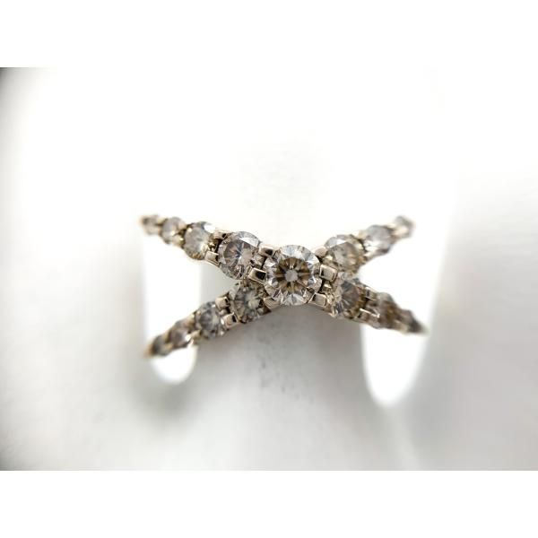 カシケイ K18BGブラウンダイヤモンドリング ネイキッド 18金 ダイヤ カシケイ/Kashikey K18BG ブラウン ダイヤモンド リング 1.00ct