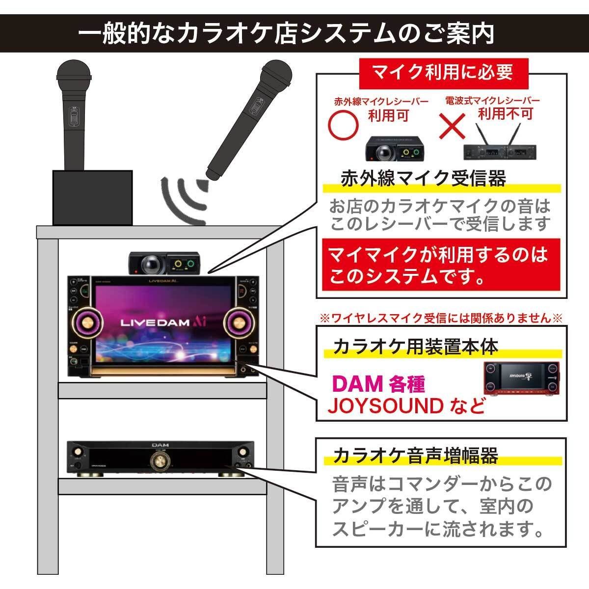 カラオケマイク マイマイク ワイヤレスマイク ペンタトニック GTM-150