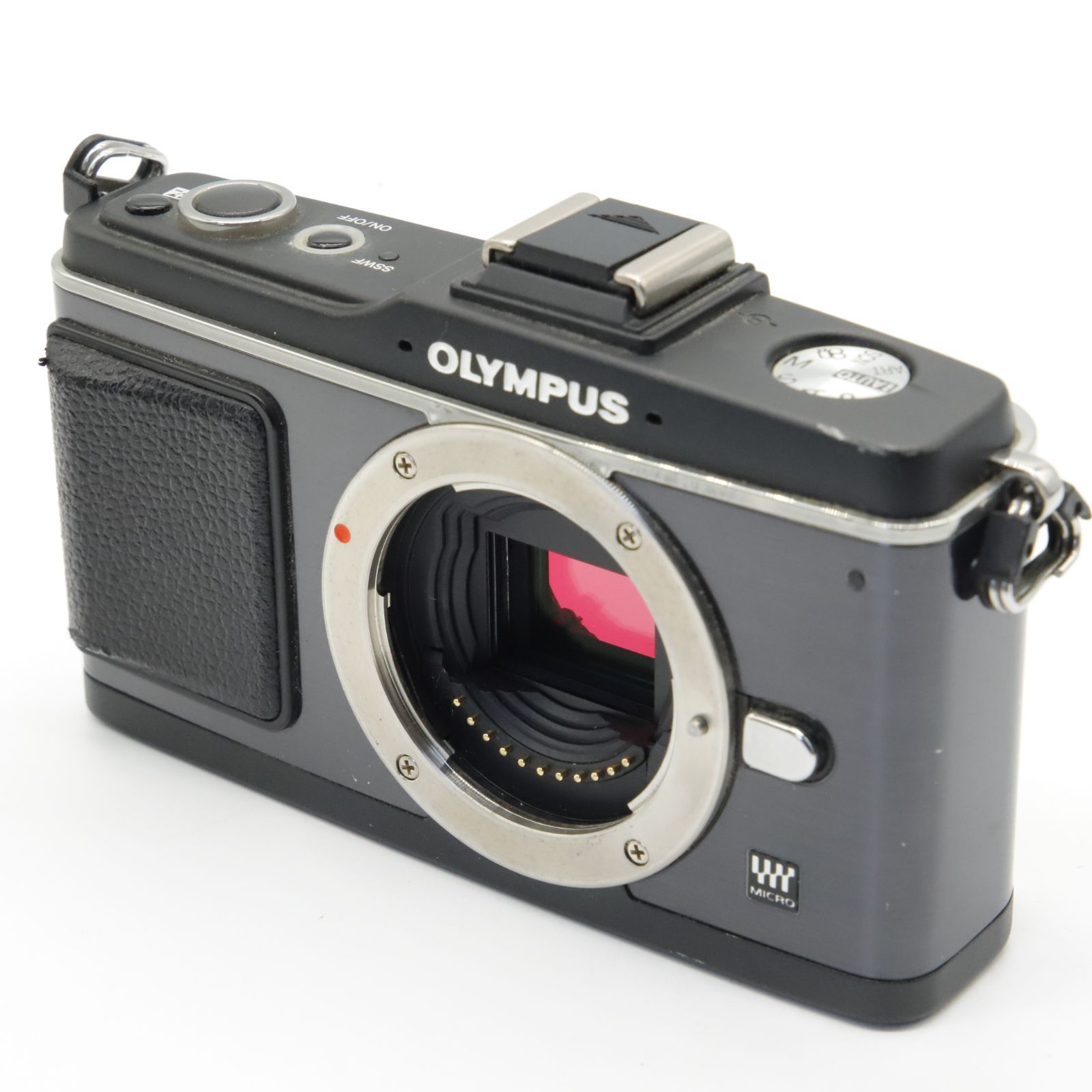 【シャッター回数6106回!】■良品■ OLYMPUS ミラーレス一眼 PEN E-P2 ボディ ブラック E-P2BODY-BLK