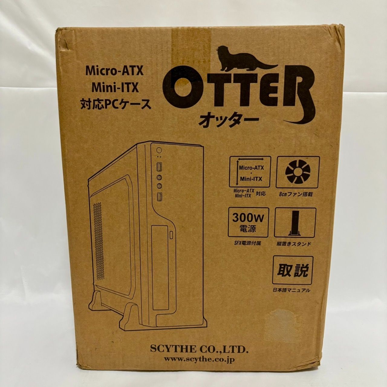 SCYTHE OTTER PCケース 300W ATX対応 ASCII.jp：300W電源を標準搭載