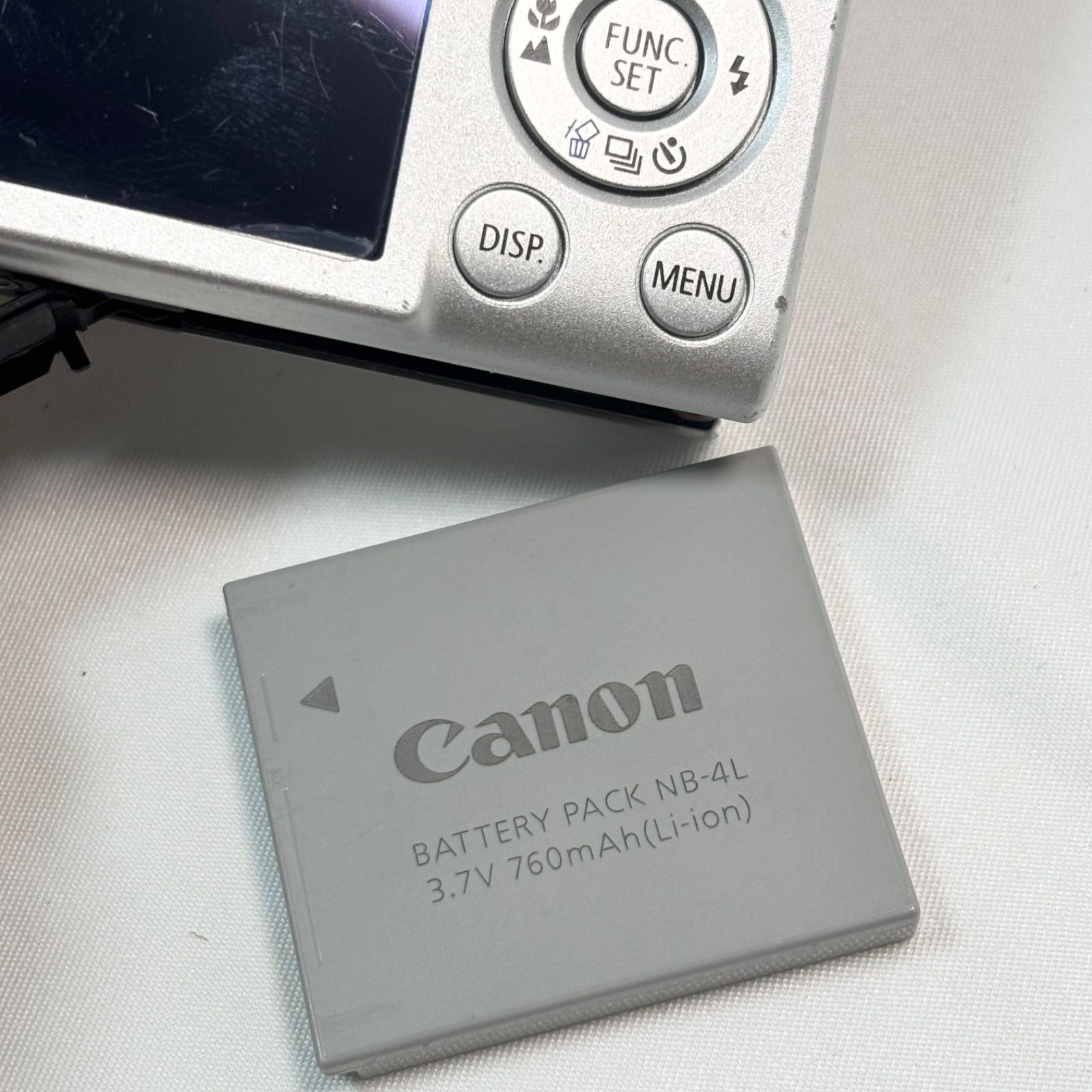 【動作確認済】Canon IXY DIGITAL 10 シルバー 箱・付属品有 訳あり品] CANON IXY DIGITAL 10 デジタルカメラ シルバー-レイバン