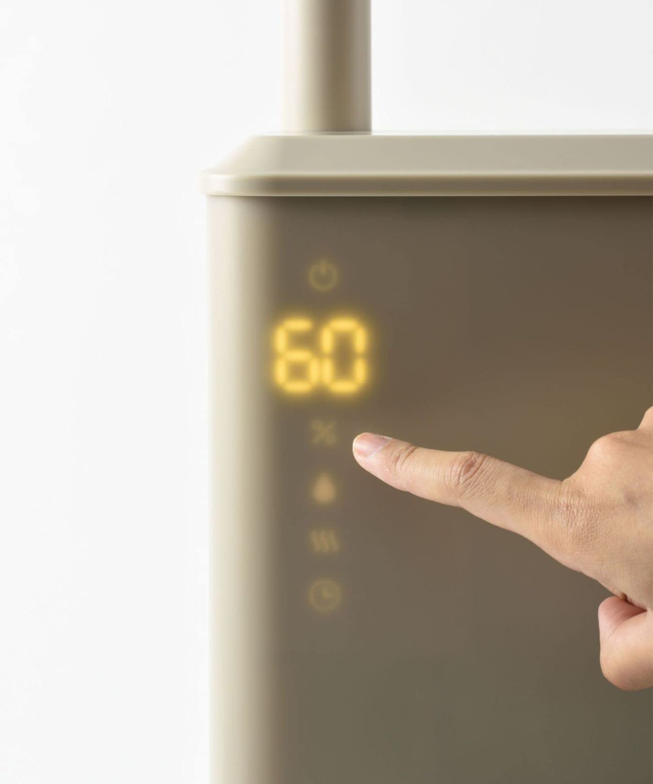 7760684 サイズなし グレージュ MIST CALM ハイブリッドUV加湿器 BRUNO