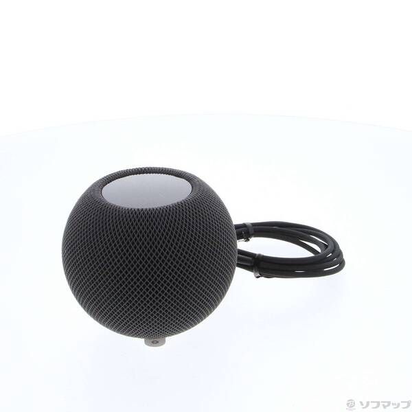 中古品〕 HomePod mini スペースグレイ MY5G2J／A【276】 HomePod mini