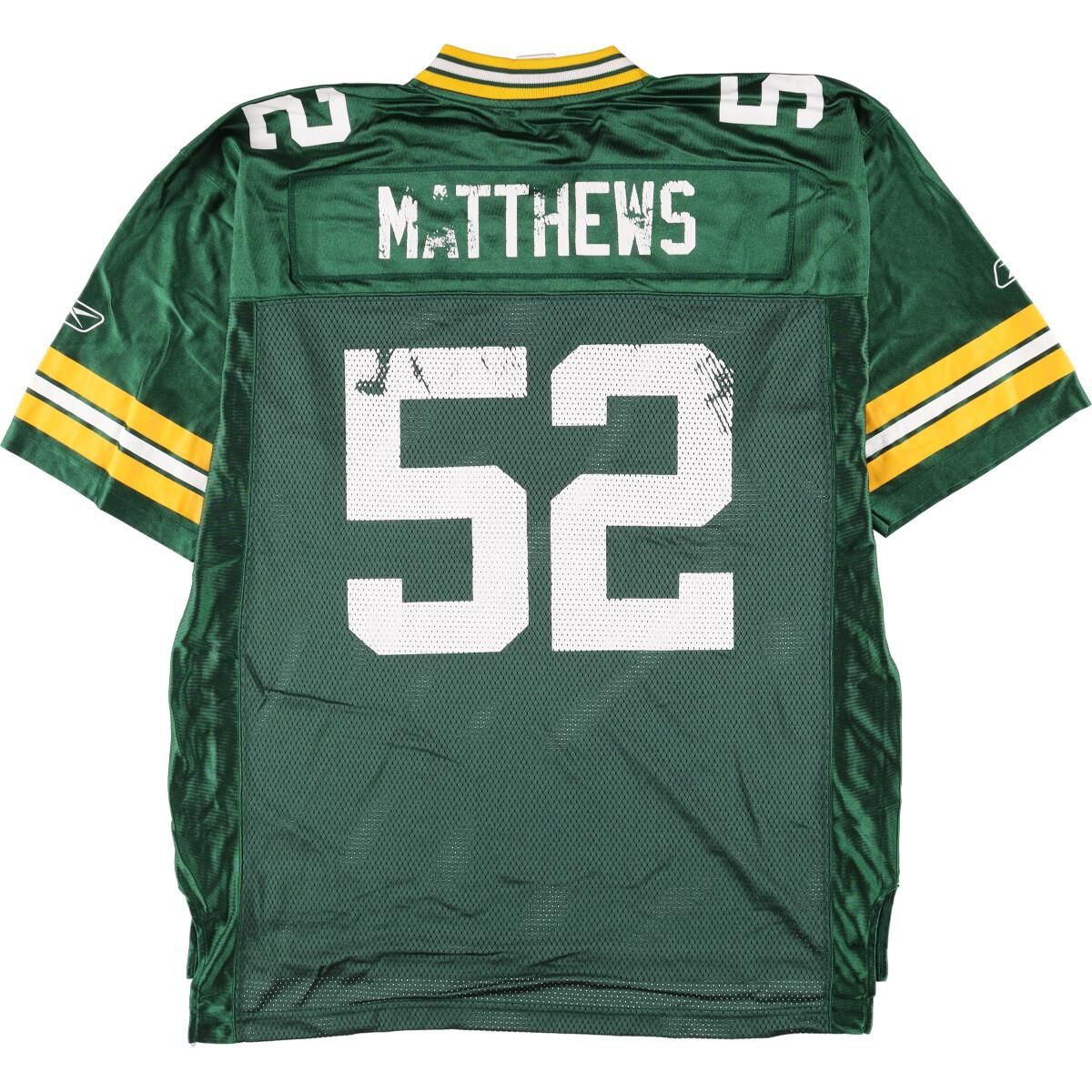 US古着　NFL グリーンベイ　パッカーズ　ゲームシャツ　リーボック　アメフト Reebok NFL GREENBAY PACKERS game shirt | 古着屋 grin days