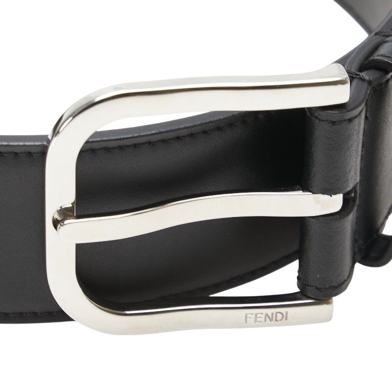 FENDI ベルト　80/32 フェンディ ズッカ ベルト 80/32 ブラック イエロー レザー