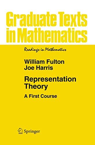 Representation Theory A First Course Graduate Texts in Mat