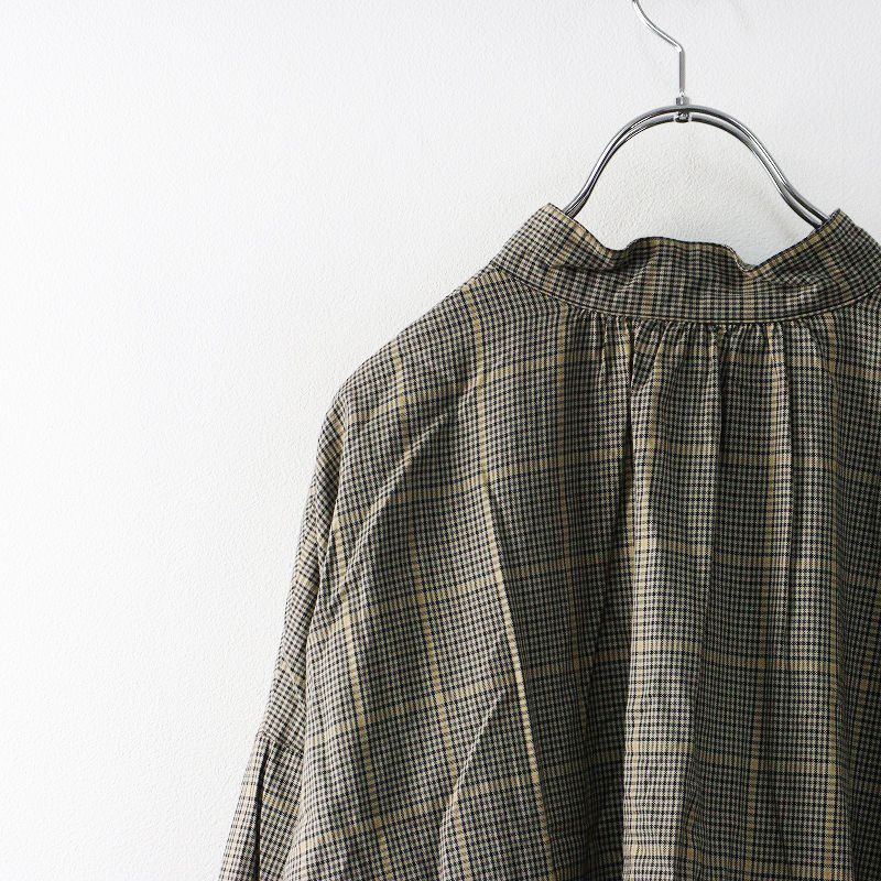 URBAN RESEARCH - 美品 2021AW かぐれ アーバンリサーチ kagure URBAN RESEARCH コットンチェックビッグシャツ F/ベージュ系 ワンピース【2400014372755】 美品 2021AW かぐれ アーバンリサーチ kagure URBAN RESEARCH