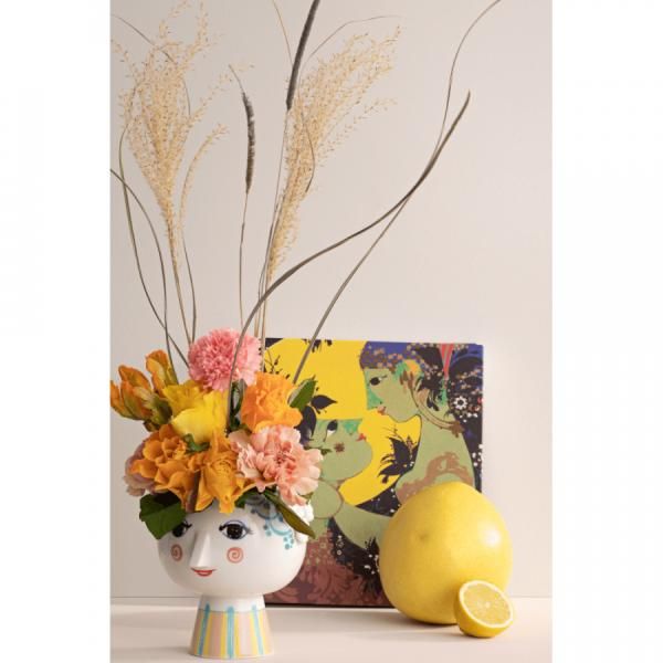 フラワーポット EVA エヴァ ライトブルー BJORN WIINBLAD（ビヨン