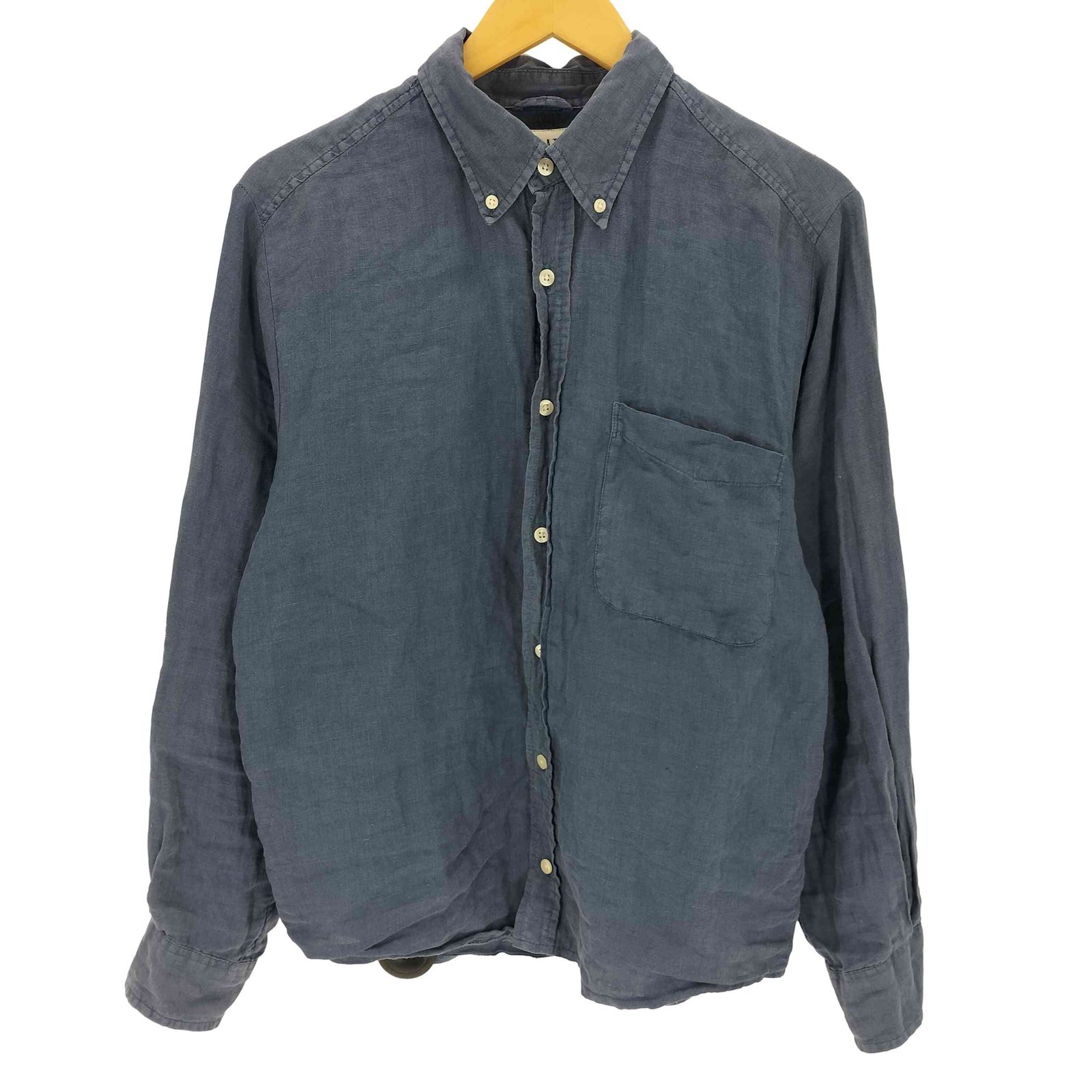 ギャップ Gap ポルトガル製 OLD 80-90s リネンボタンダウンシャツ メンズ import：M 