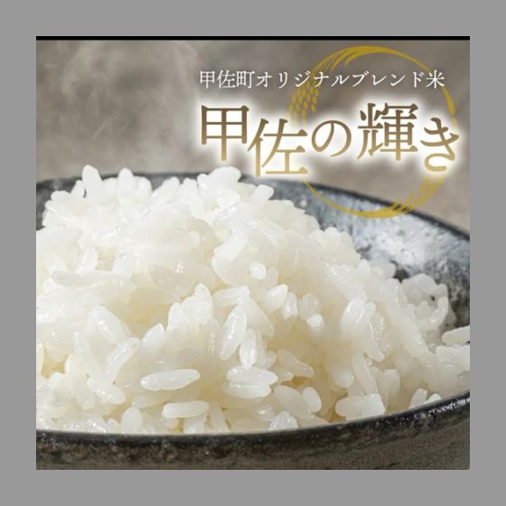 新米 令和7年産『甲佐の輝き』精米10kg（5kg袋×2袋） 2025.11精米