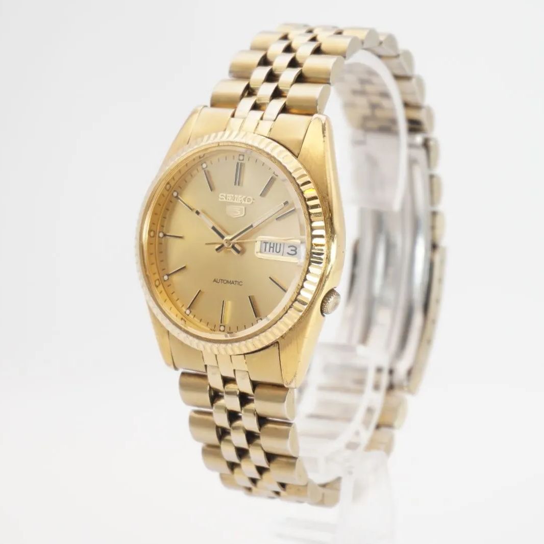 稼動品 新品風防 セイコー 5 SEIKO 7S26-3110 自動巻き デイ/デイト  