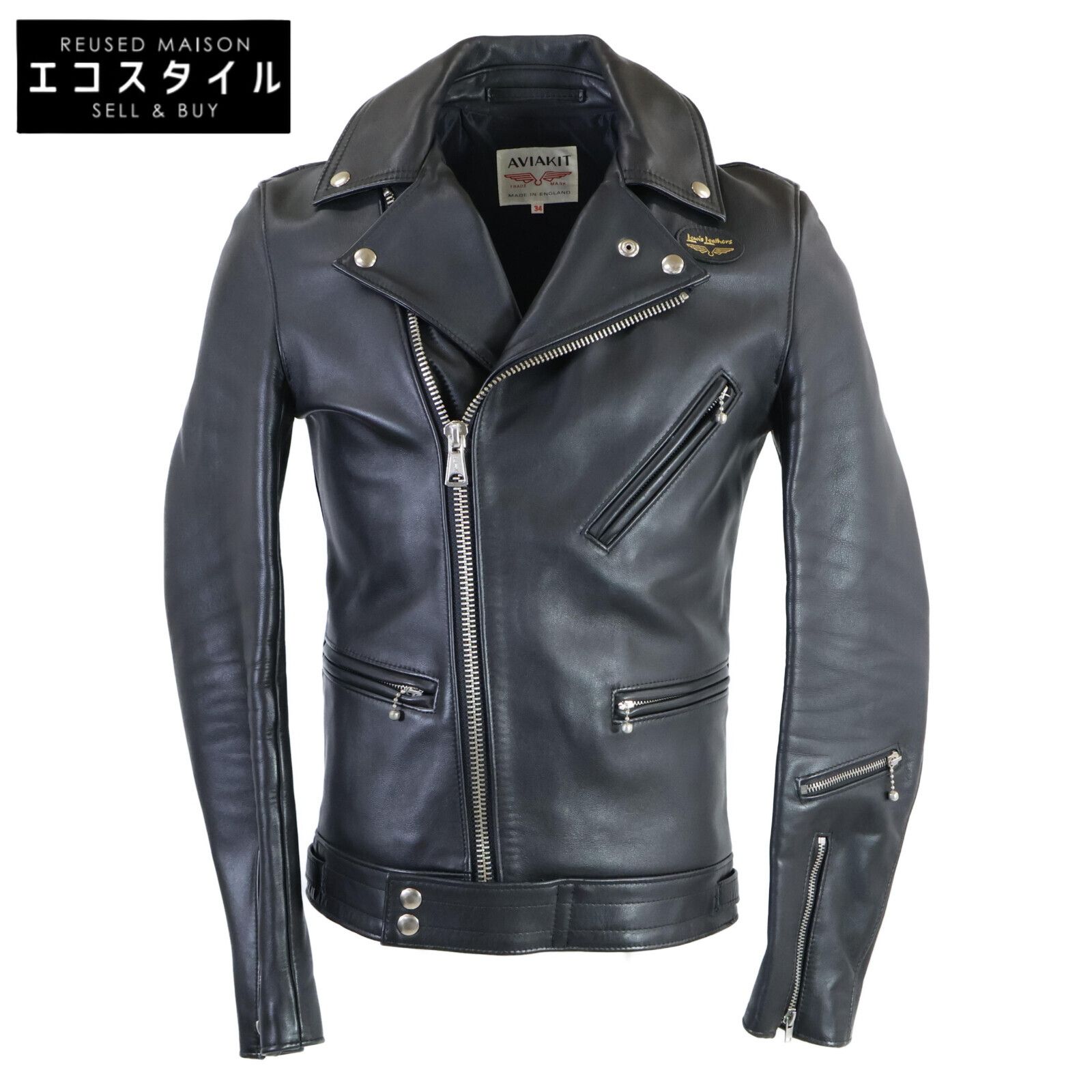 Lewis Leathers ルイスレザー 441 サイクロン カウハイド ダブル