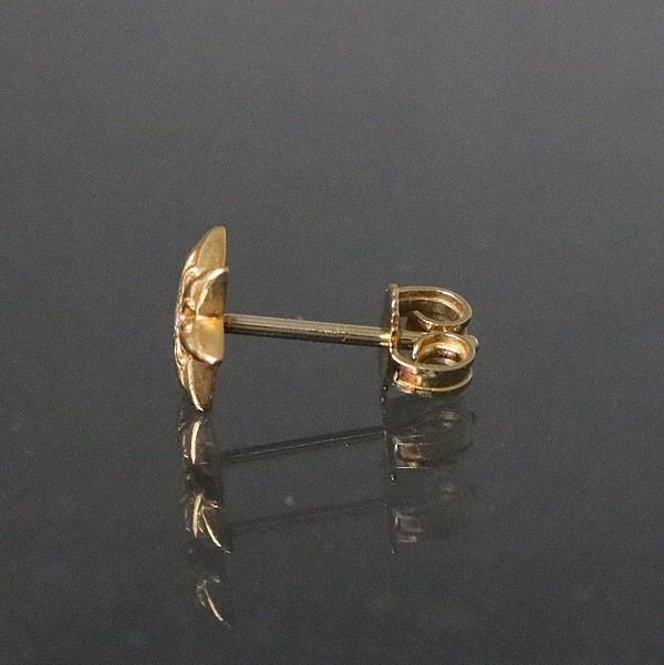 銀座店 クロムハーツ 22K 6Pスター スタッド ダイヤ ピアス