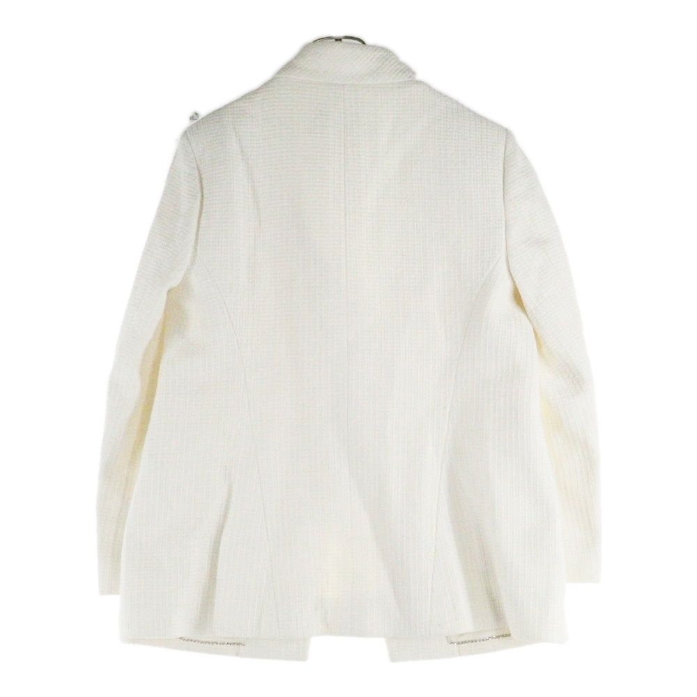 シャネル ジャケット CCマーク ポケット CHANEL (シャネル) ココマークボタン ナイロン混 コットン