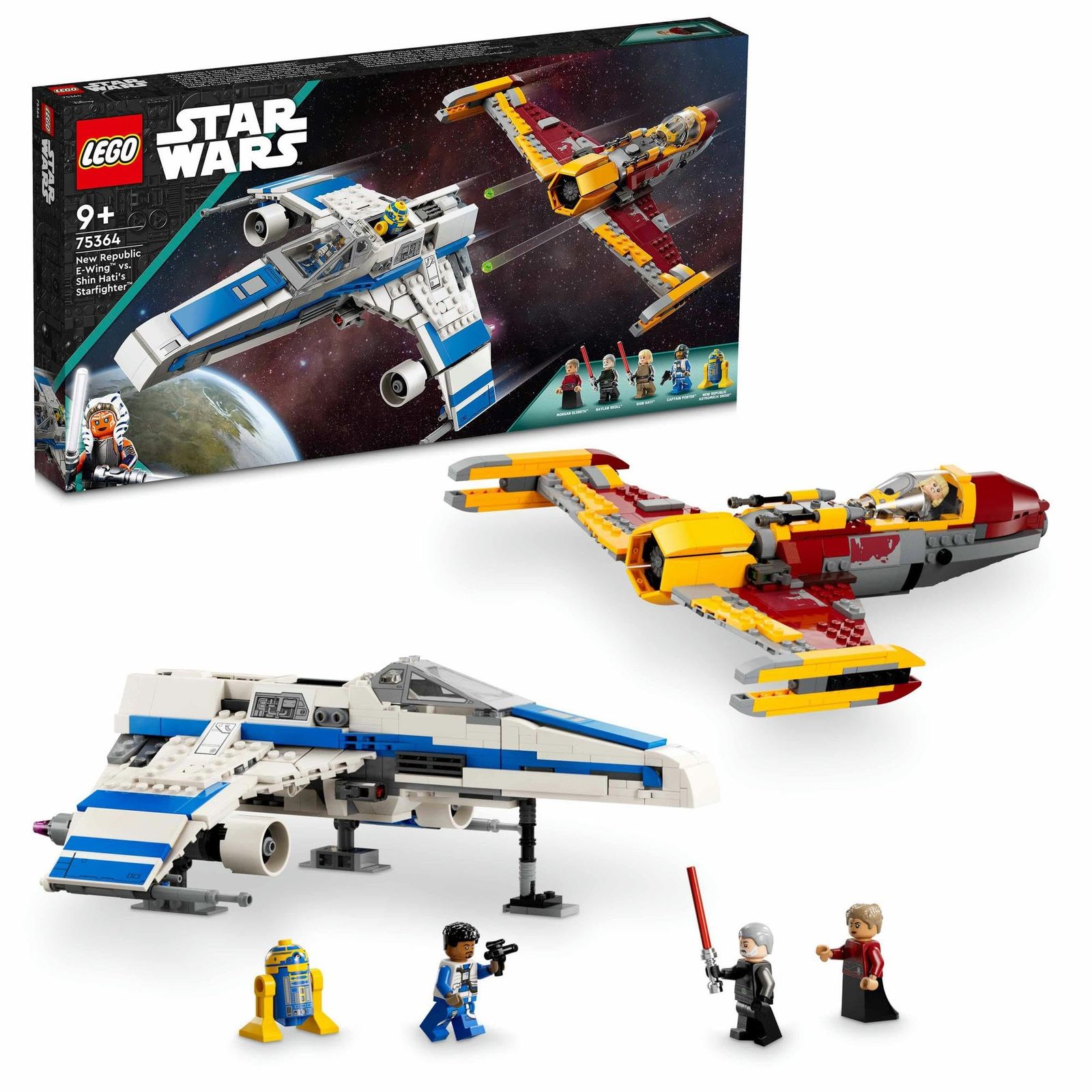 レゴ LEGO スター ウォーズ リパブリック Eウイング vs シン ハティのスターファイター おもちゃ 玩具 プレゼント ブロック 男の子 女の子 子供 9歳 10歳 11歳 小学生 宇宙 75364