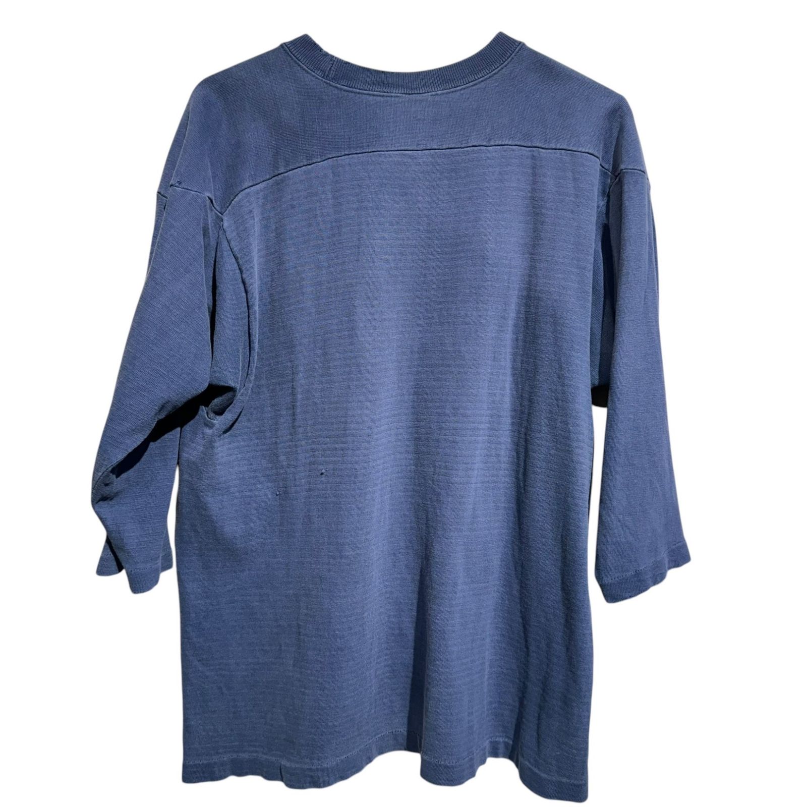 70s チャンピオン フットボール Tシャツ バータグ ビンテージ ネイビー M 美品】チャンピオン フットボールTシャツ バータグ 70s Mサイズ