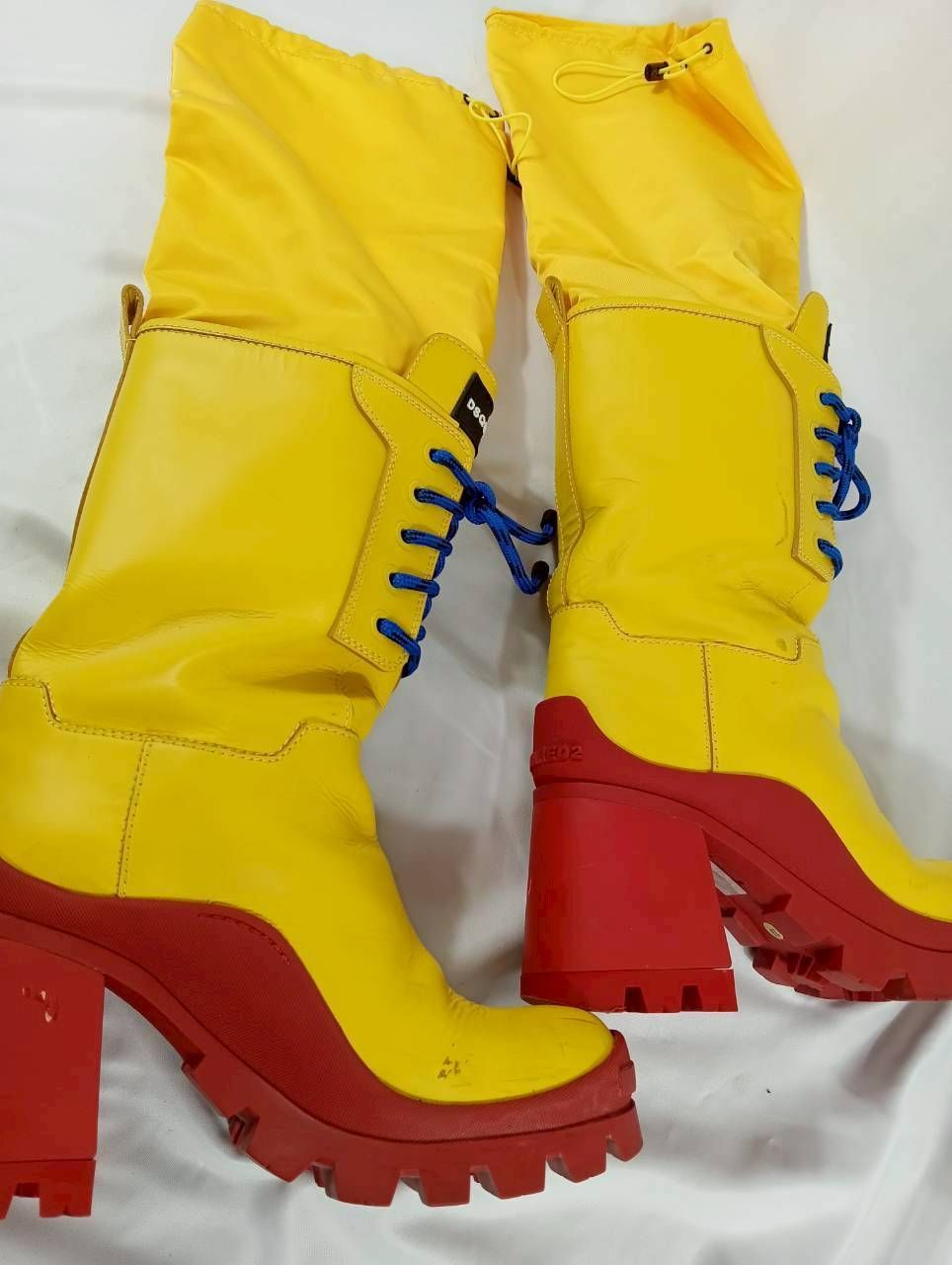 ロングブーツ イエロー