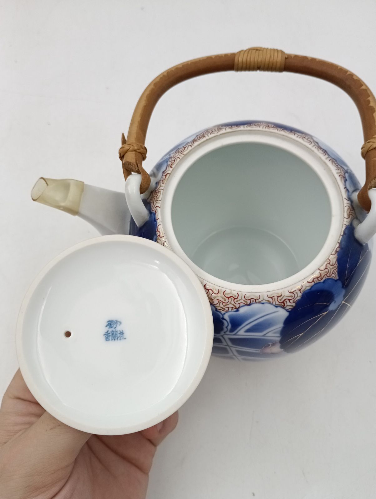 愁海棠 蓋付き急須