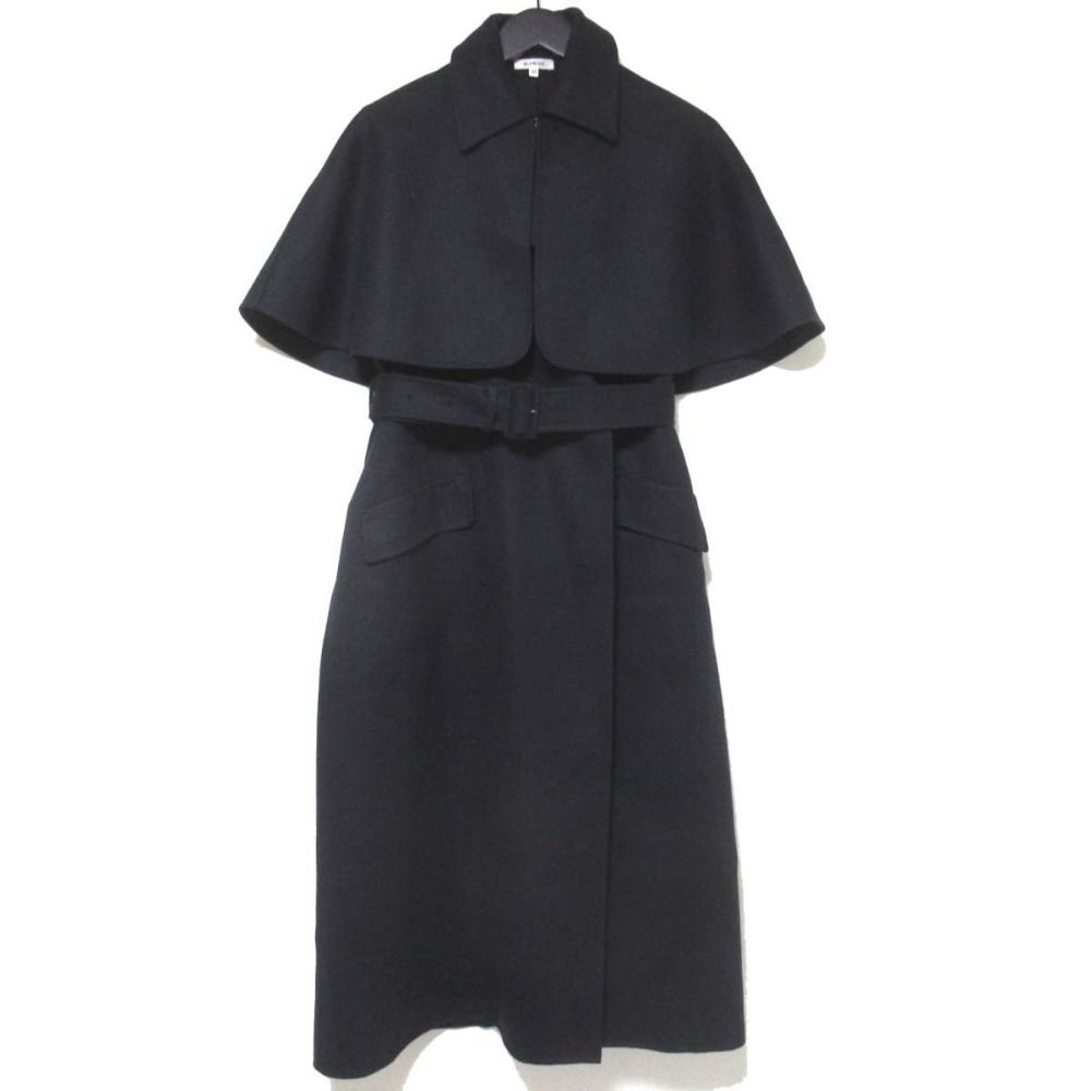 美品 22AW BLAMINK ブラミンク 2way ウールケープ スリーブレス コート