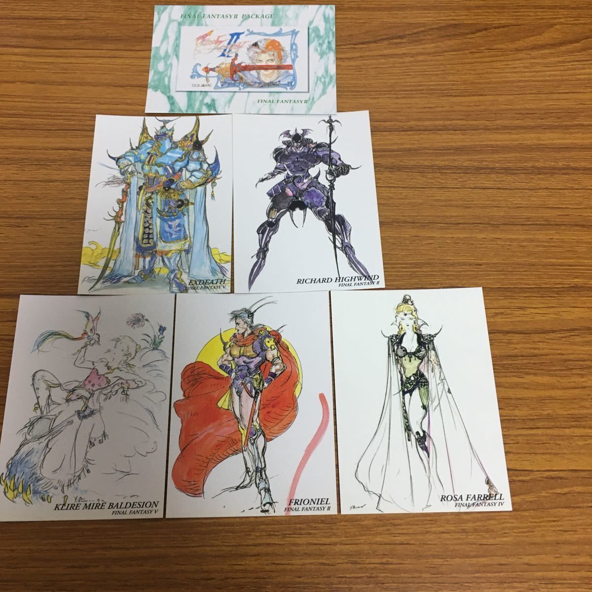kazaru <カザル> │天野喜孝 クリアファイル4枚セット(FF)